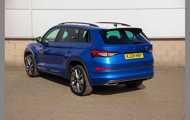 Used Skoda Kodiaq SportLine 196 HP (144 kW) 2024 Race blue metallic SUV