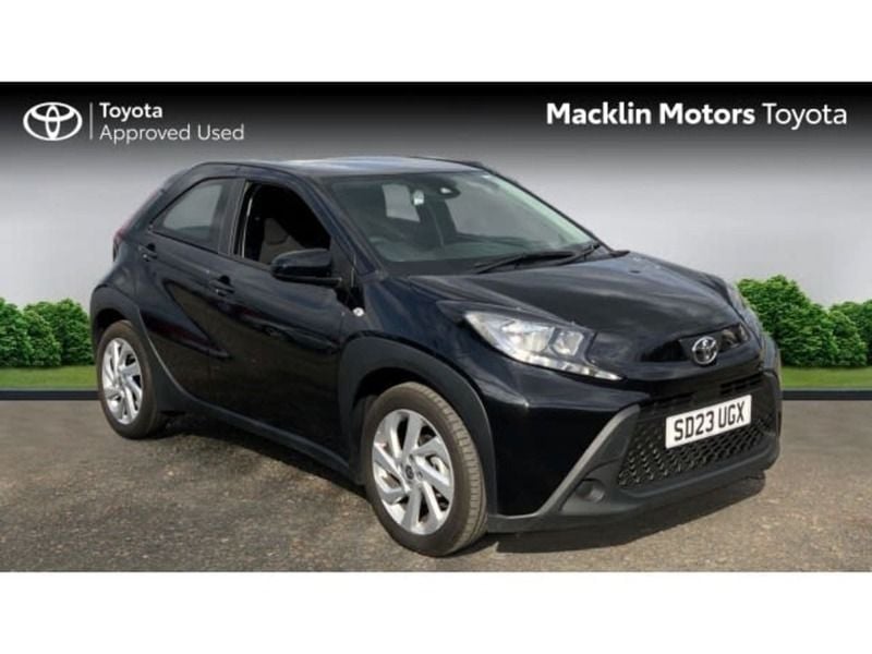 Black Used 2023 Toyota Aygo PURE Hatchback | £11,908 (Fair price) - Image 1/4