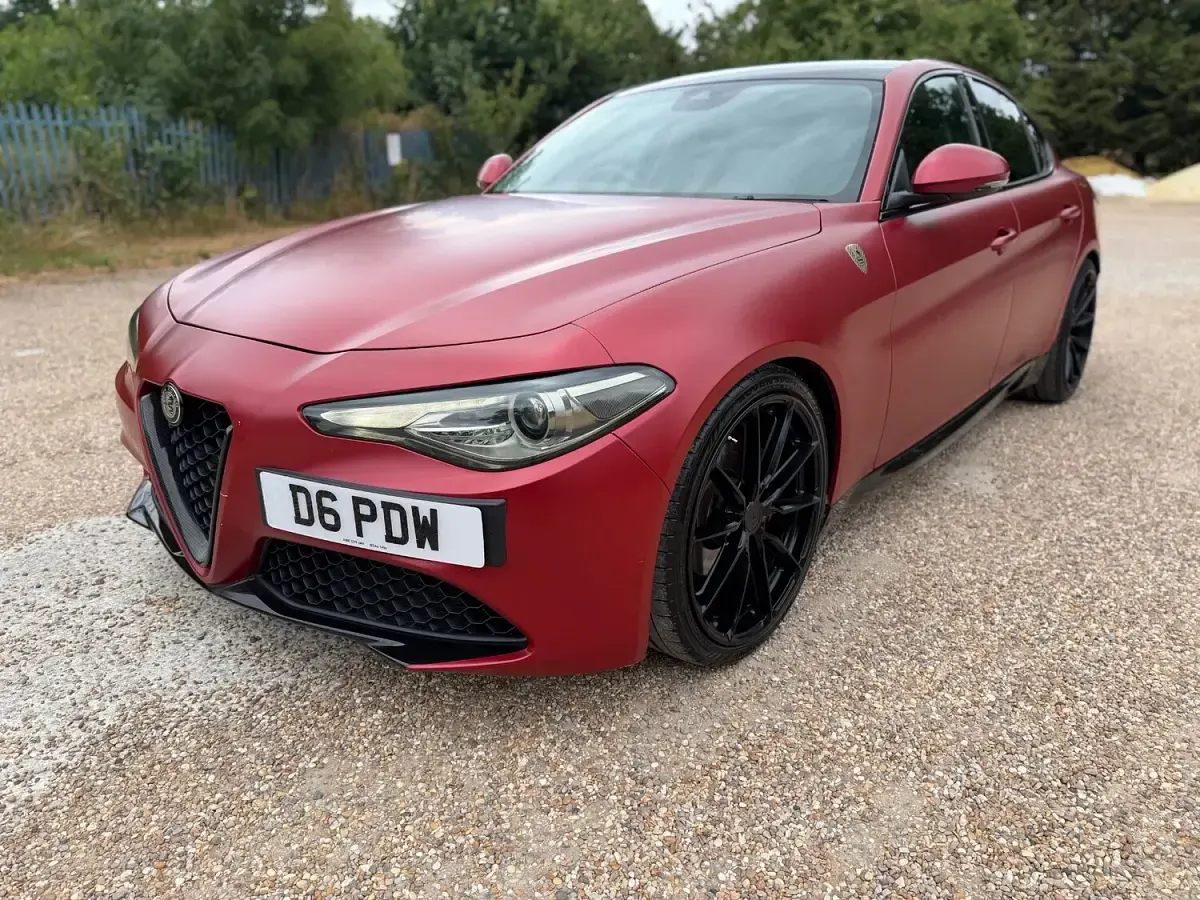 Used Alfa Romeo Giulia 2022 Red Sedan