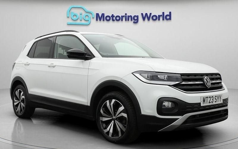 Used VW T-Cross Black Edition 110 HP (80 kW) 2023 White SUV