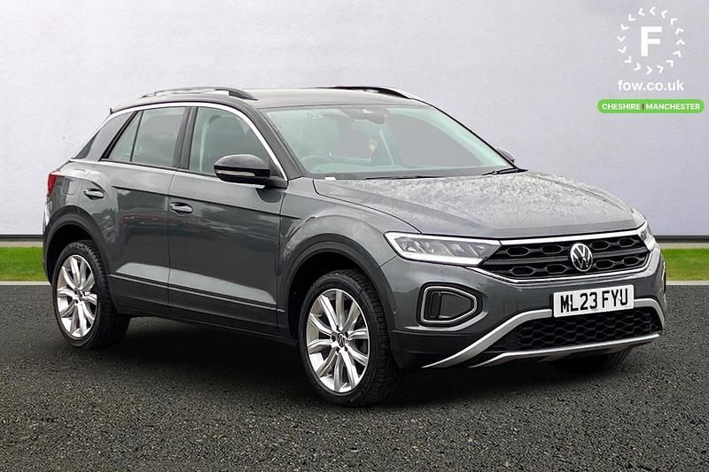Grey Used 2023 VW T-Roc Life SUV | £18,799 (Good price) - Image 1/3