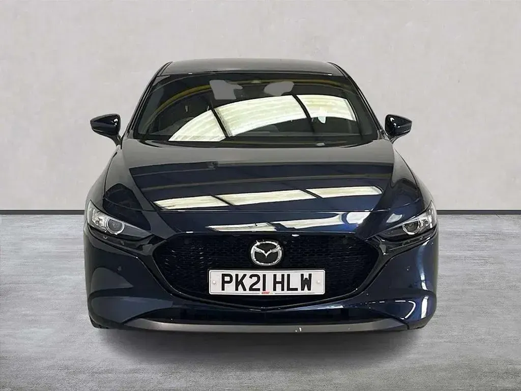 Usado Mazda 3 120 CV (88 kW) 2021 Azul Utilitario