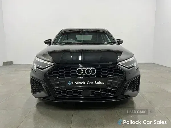 Used Audi A3 S-Line 110 HP (80 kW) 2022 Black Sedan