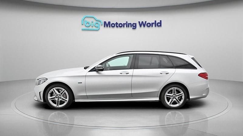 Used Mercedes C300e AMG line 2021 Silver Estate