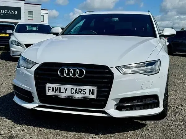 Used Audi A6 Black Edition 190 HP (139 kW) 2015 White Estate
