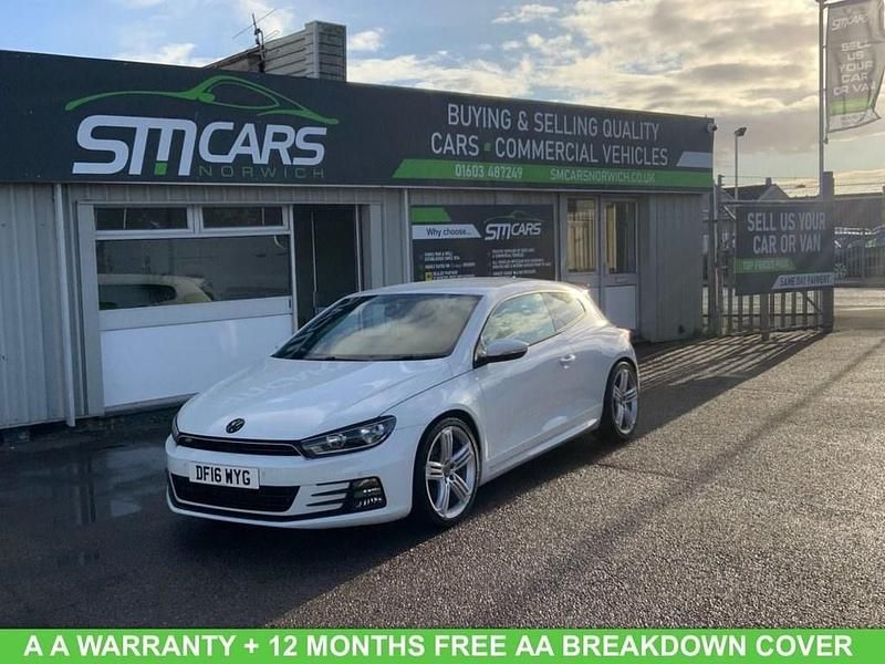 White Used 2016 VW Scirocco R-line Coupe | £11,650 (Fair price) - Image 1/3