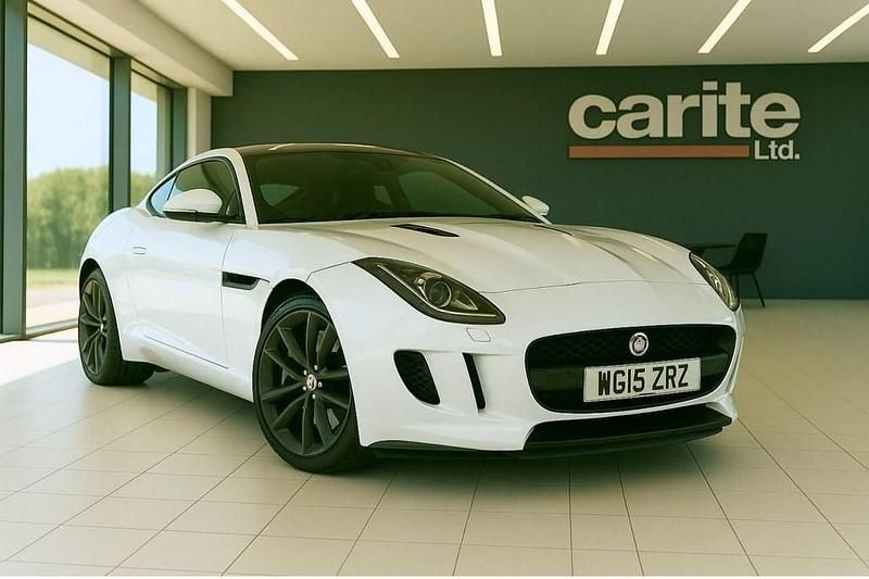 White Used 2015 Jaguar F-Type S Coupe | £22,995 (Fair price) - Image 1/2