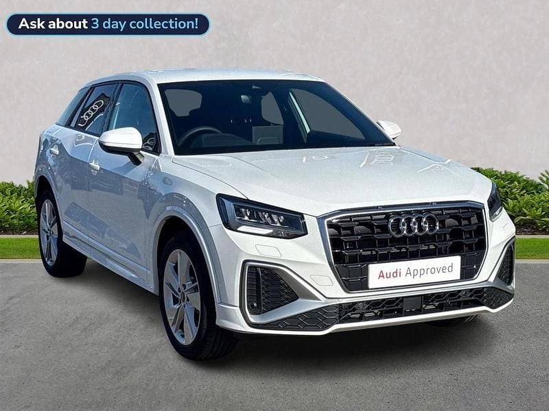 White Used 2025 Audi Q2 S-Line SUV | £28,642 (A bit pricey) - Image 1/3