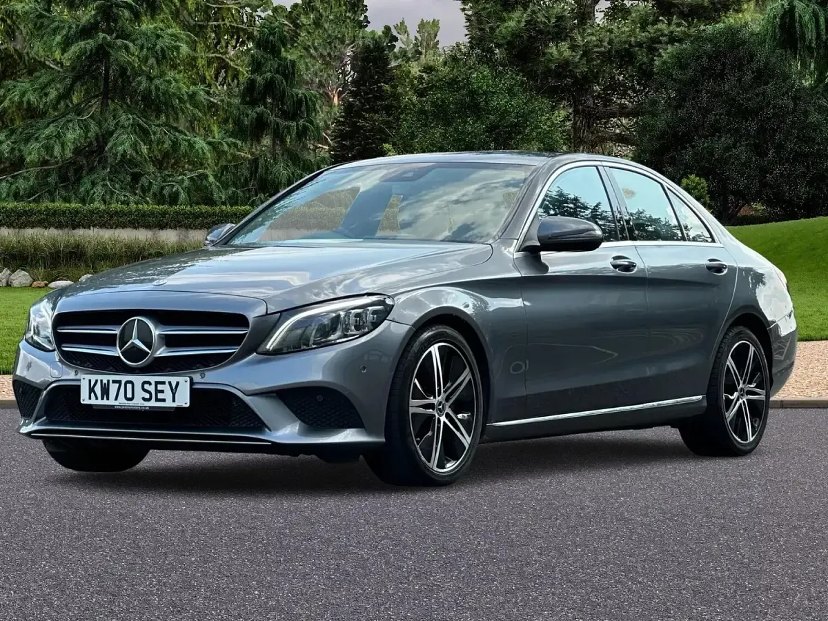 Used Mercedes C220 2020 Grey Sedan