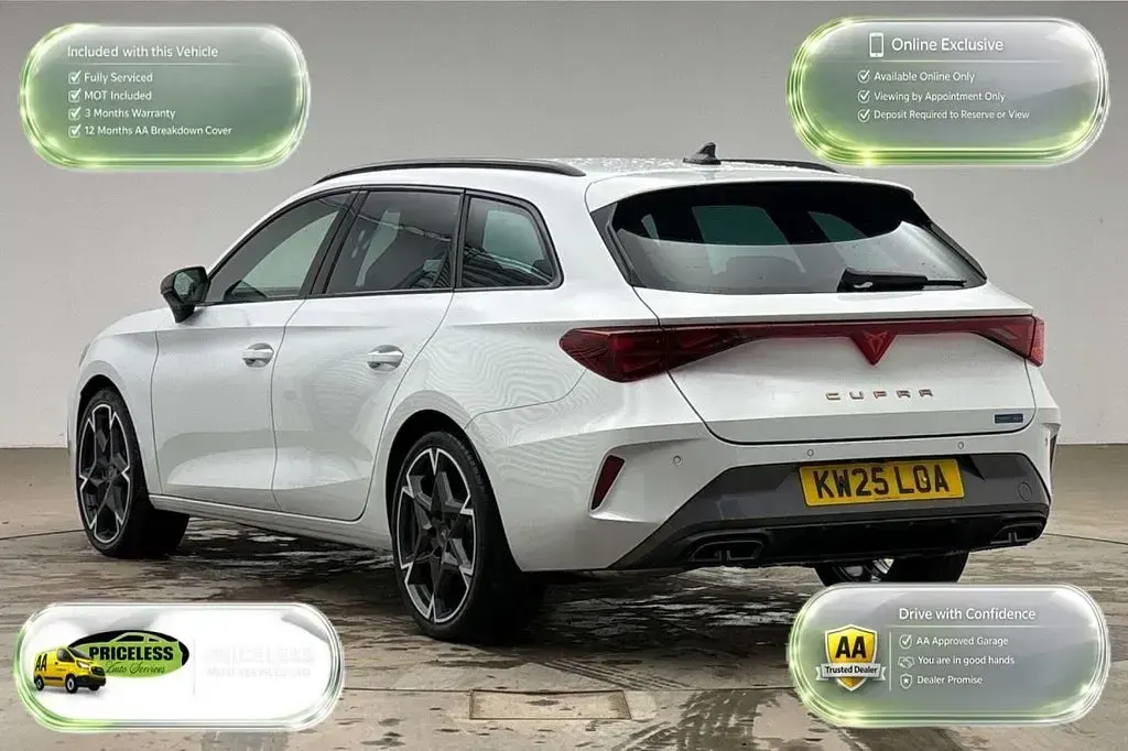 New Cupra Leon 150 HP (110 kW) 2025 White Estate