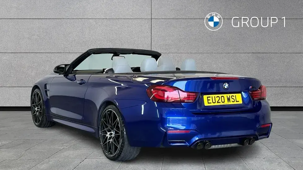 Used BMW M4 Competition Edition 444 HP (326 kW) 2020 Blue Cabriolet