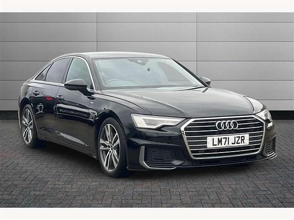 Black Used 2021 Audi A6 S-Line Sedan | £26,650 (Fair price) - Image 1/4