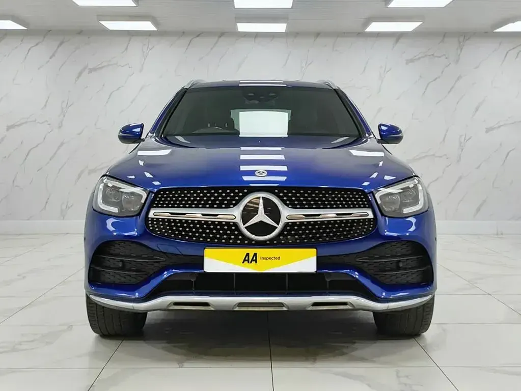 Used Mercedes GLC300de AMG line 2021 Blue SUV