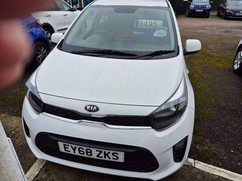 Used Kia Picanto 84 HP (61 kW) 2018 White Hatchback