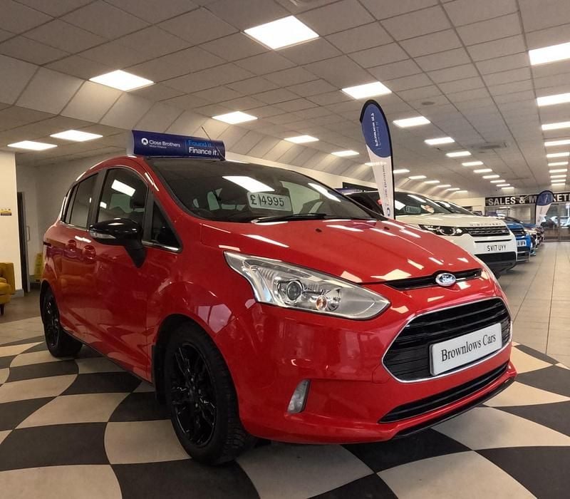 Red Used 2017 Ford B-MAX Zetec MPV | £3,995 (Fair price) - Image 1/4