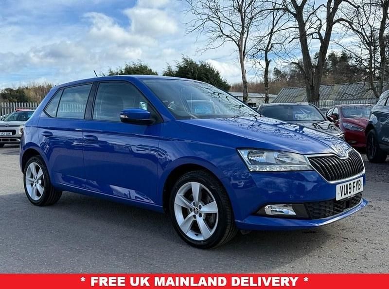 Used Skoda Fabia SE L 110 HP (80 kW) 2019 Blue Hatchback