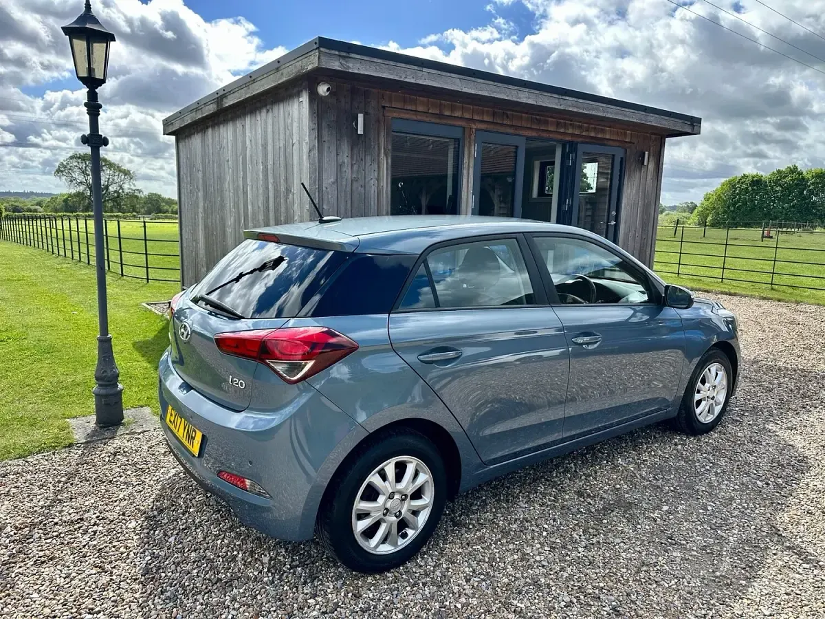 Used Hyundai i20 SE 84 HP (61 kW) 2017 Aqua sparkling blue Hatchback