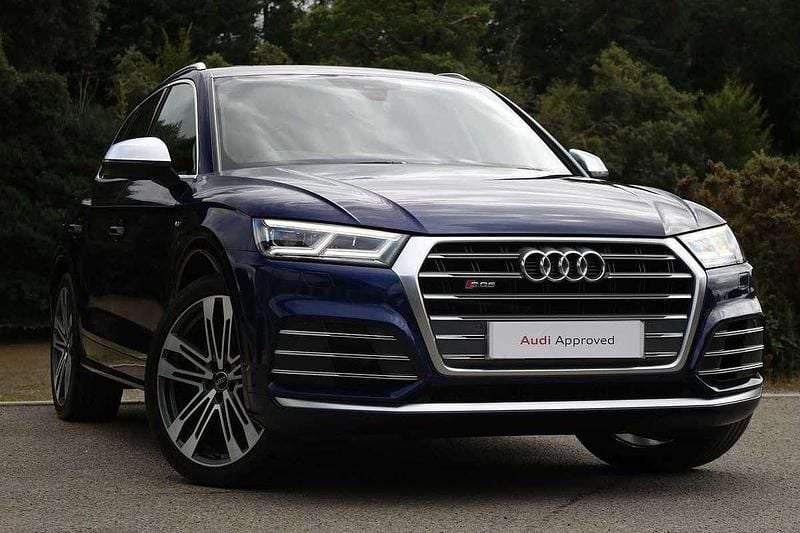 Blue Used 2018 Audi SQ5 S-Line SUV | £24,995 (Fair price) - Image 1/4