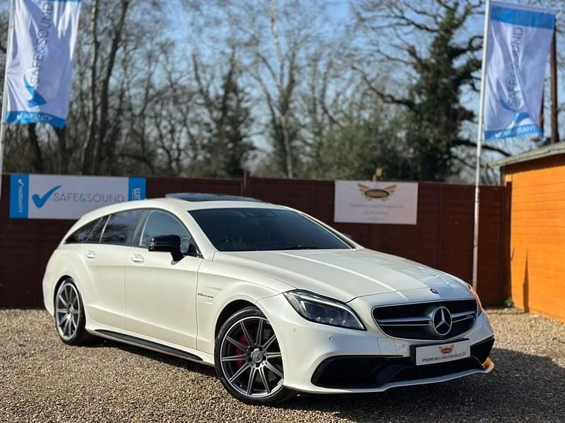 Used Mercedes CLS63 AMG Shooting Brake AMG 575 HP (422 kW) 2015 White Estate