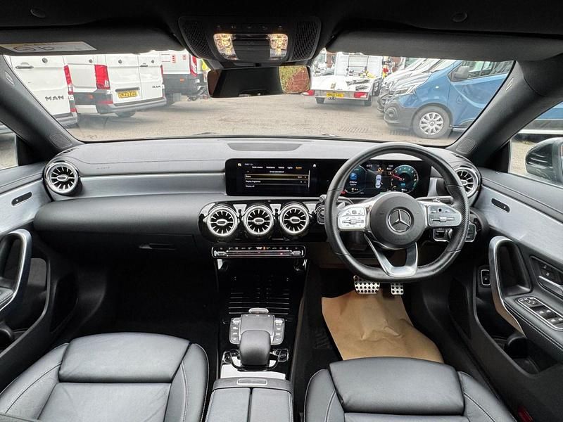 Used Mercedes CLA250e AMG line 2020 Black Sedan