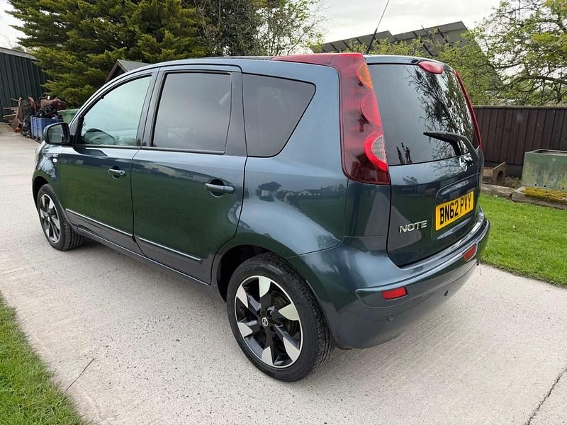 Used Nissan Note N-TEC 110 HP (80 kW) 2012 Blue Hatchback