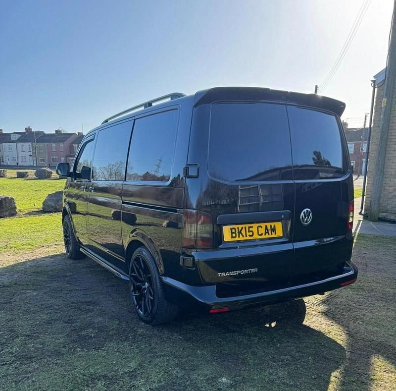 Used VW T6 102 HP (75 kW) 2015 Black Van