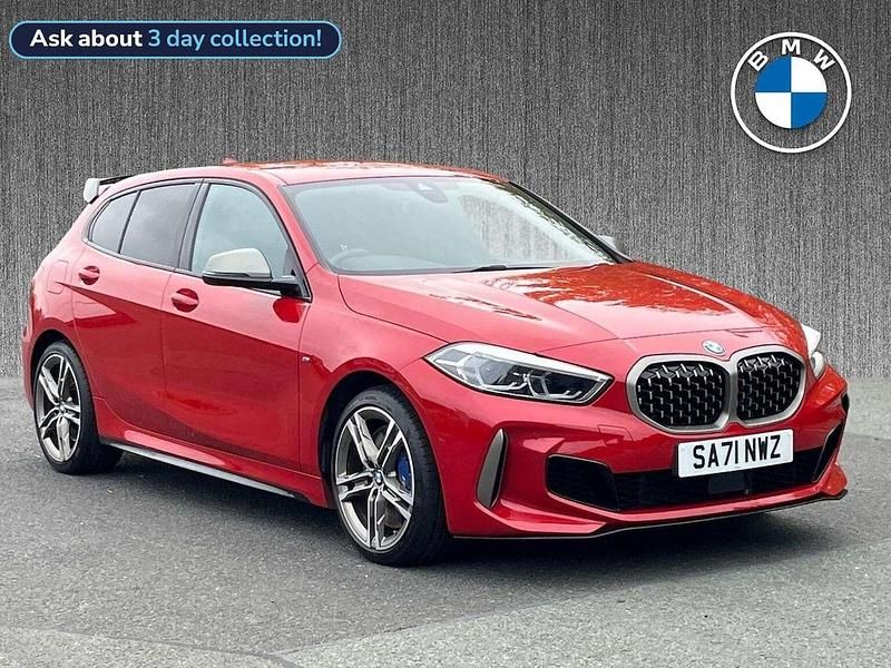 Red Used 2021 BMW M135 Comfort Edition Hatchback | £23,799 (Good price) - Image 1/4