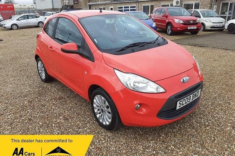 Used Ford Ka Zetec 69 HP (50 kW) 2009 Red Hatchback