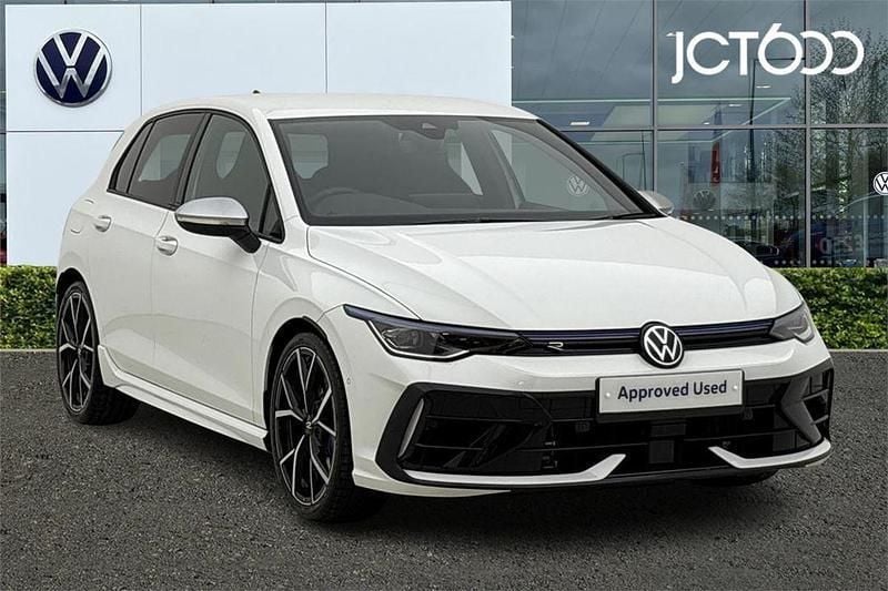 White Used 2025 VW Golf VIII R Hatchback | £43,467 (Expensive) - Image 1/4