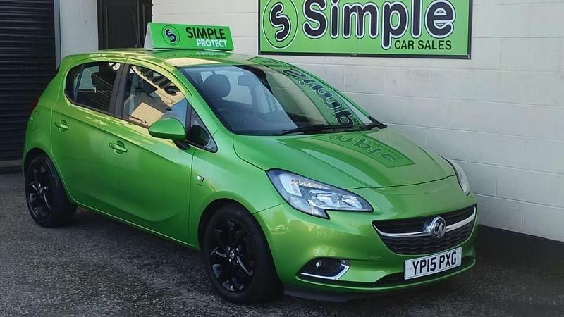 Used Vauxhall Corsa SRi 95 HP (69 kW) 2015 Green Hatchback