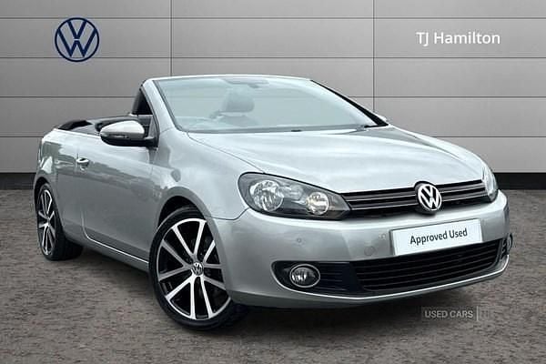 Silver Used 2014 VW Golf Cabriolet GT Cabriolet | £8,950 (Expensive) - Image 1/4