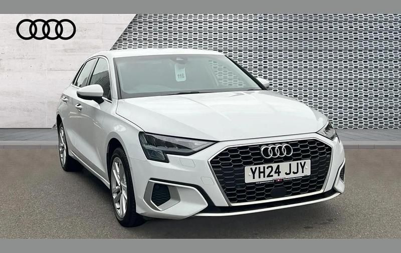 White Used 2024 Audi A3 e-tron Sport Hatchback | £19,890 (Good price) - Image 1/4
