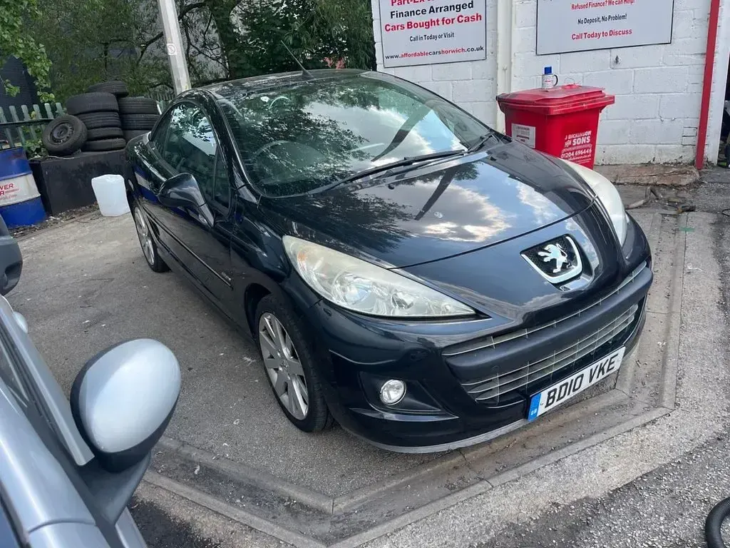 Used Peugeot 207 Allure 120 HP (88 kW) 2010 Black Cabriolet