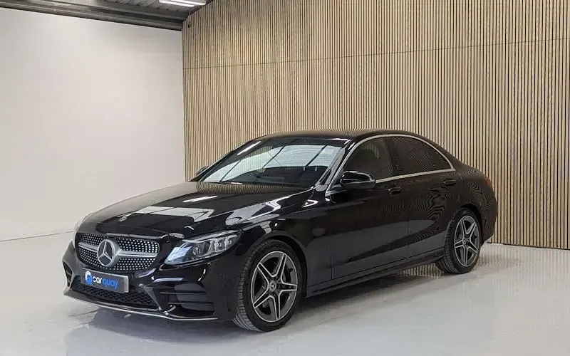 Used Mercedes C220 AMG Line Premium 194 HP (142 kW) 2021 Black Sedan