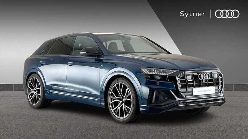 Blue Used 2020 Audi Q8 Comfort SUV | £45,500 (Fair price) - Image 1/4