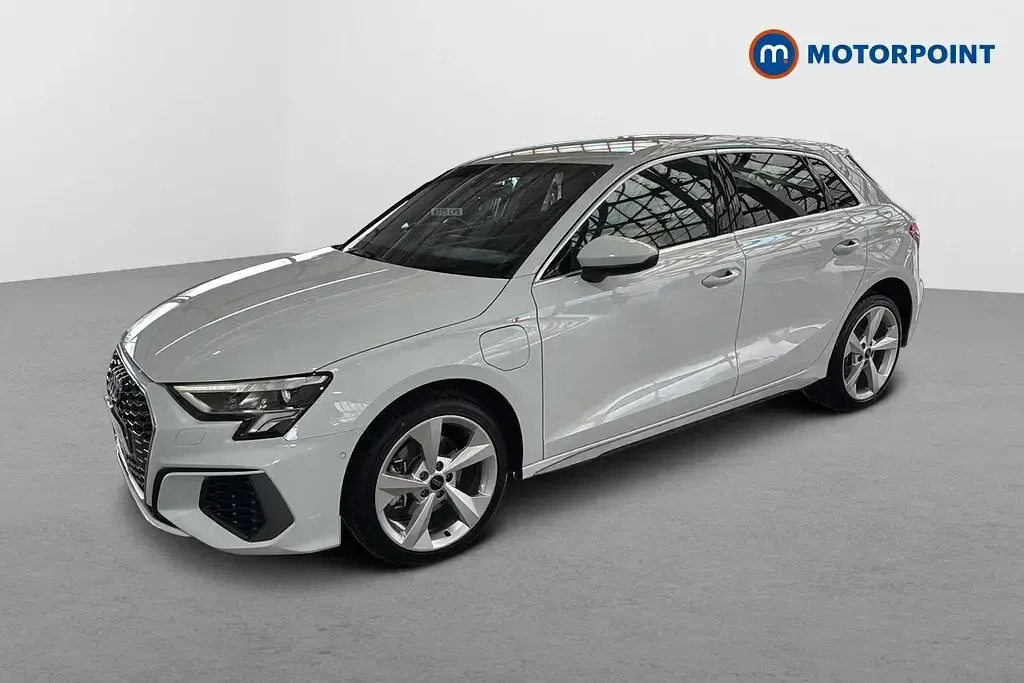 Used Audi A3 e-tron S-Line 2024 White Hatchback