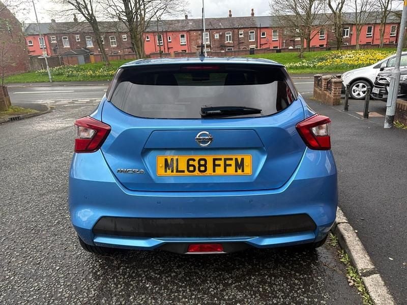 Used Nissan Micra Tekna 90 HP (66 kW) 2018 Blue Hatchback