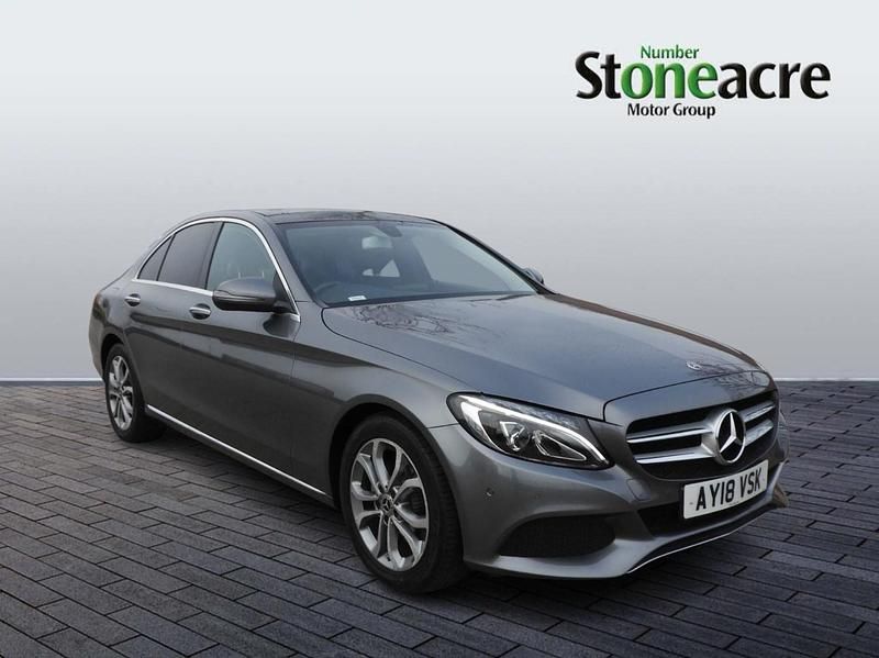 Used Mercedes C200 Premium 134 HP (98 kW) 2018 Grey Sedan