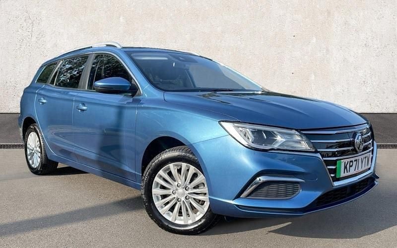 Blue Used 2021 MG MG5 EV Exclusive Estate | £10,811 (Fair price) - Image 1/3
