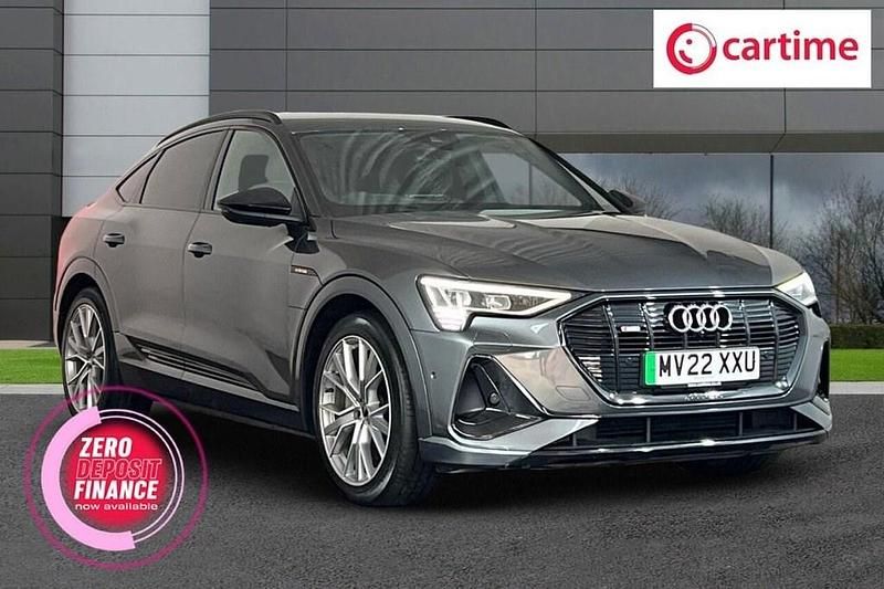Grey Used 2022 Audi e-tron Black Edition SUV | £23,990 (Fair price) - Image 1/4