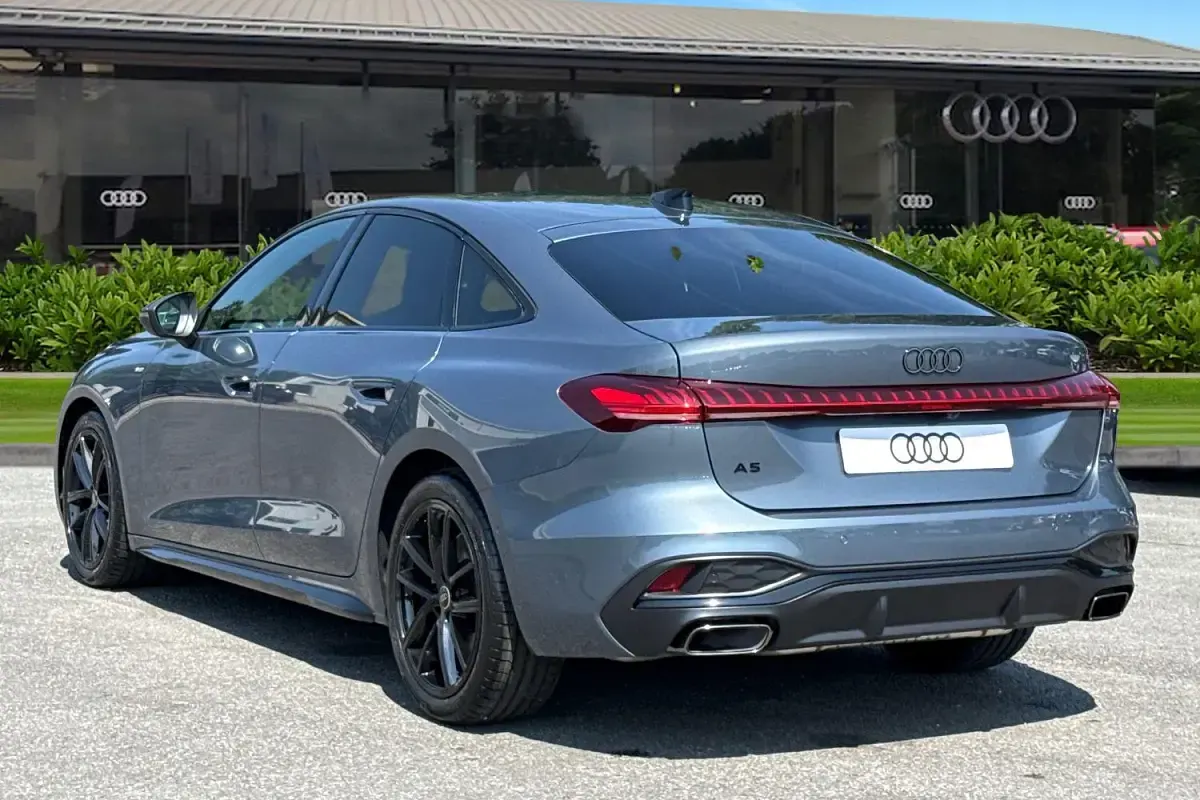 New Audi A5 Black Edition 2026 Blue Hatchback