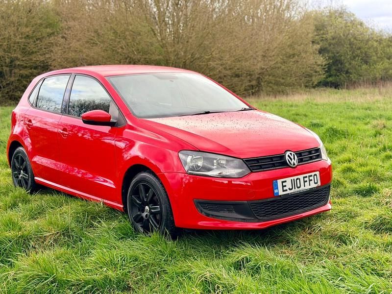 Used VW Polo SE 85 HP (62 kW) 2010 Red Hatchback