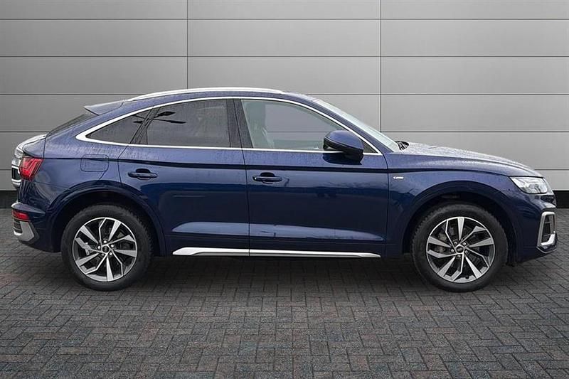 Used Audi Q5 S-Line 204 HP (150 kW) 2023 Navarra blue SUV