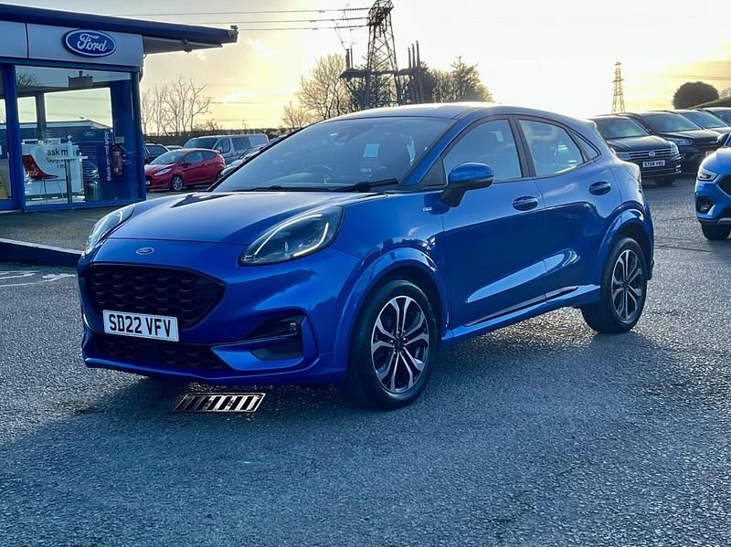 Used Ford Puma ST-Line 125 HP (91 kW) 2022 Blue Hatchback