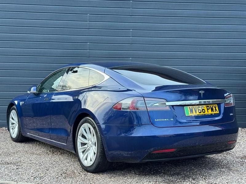 Used Tesla Model S 11 kW (15 HP) 2016 Blue Hatchback