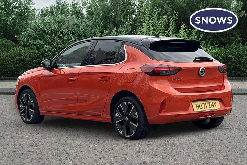 Used Vauxhall Corsa-e Elite 100 kW (136 HP) 2021 Orange Hatchback