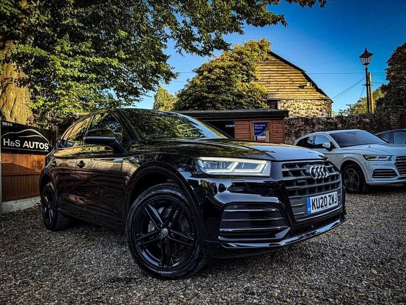 Black Used 2020 Audi Q5 S-Line SUV | £23,000 (Good price) - Image 1/4