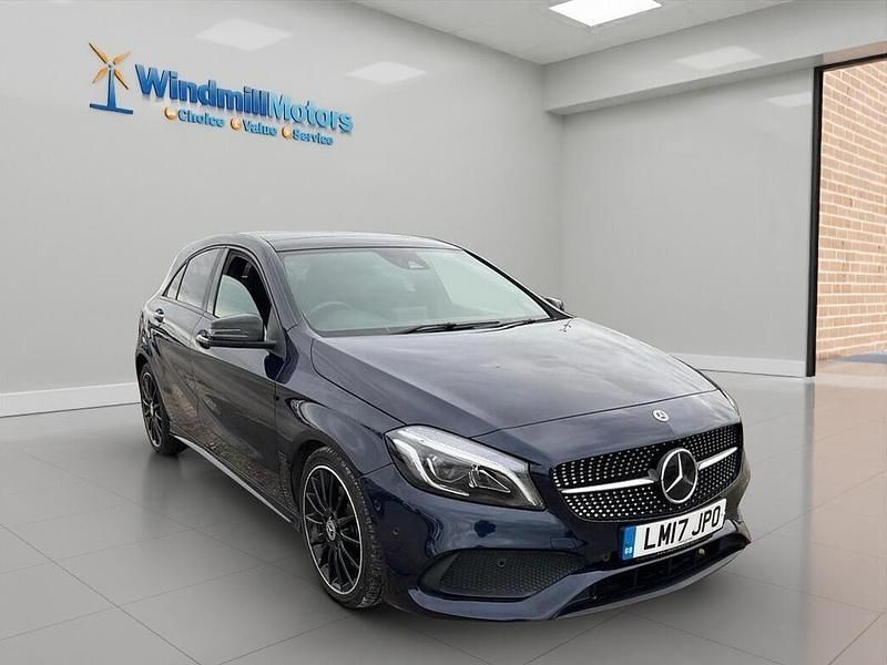 Blue Used 2017 Mercedes A220 AMG Line Premium Plus Hatchback | £14,950 (Fair price) - Image 1/4
