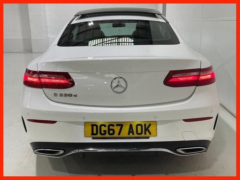 Used Mercedes E220 AMG line 194 HP (142 kW) 2017 White Coupe