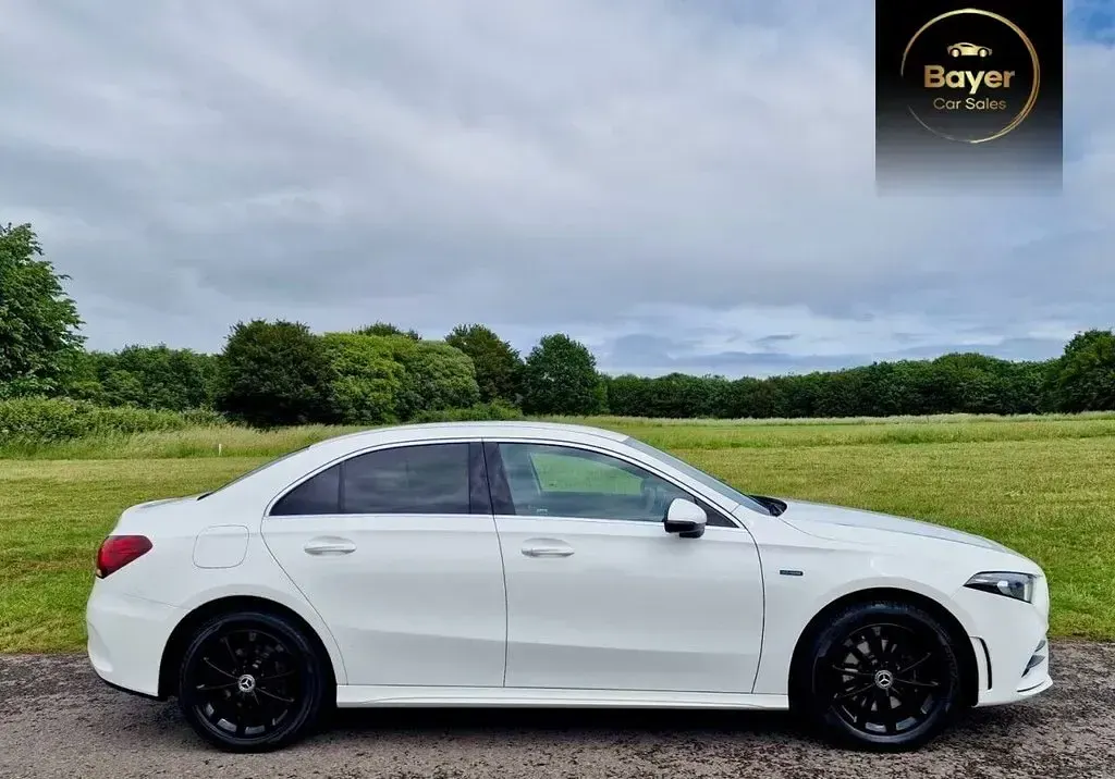 Used Mercedes A250 AMG line 2020 White Sedan